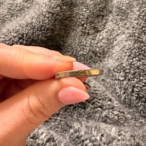 Coach Silver Band Ring